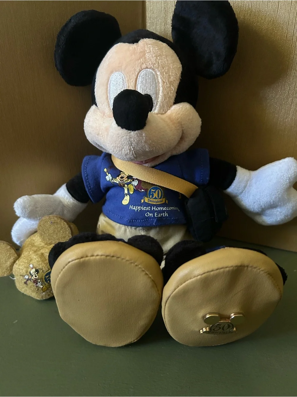 Mickey Mouse Plush ‘Disneyland 50th Anniversary’ Happiest Homecoming On Earth